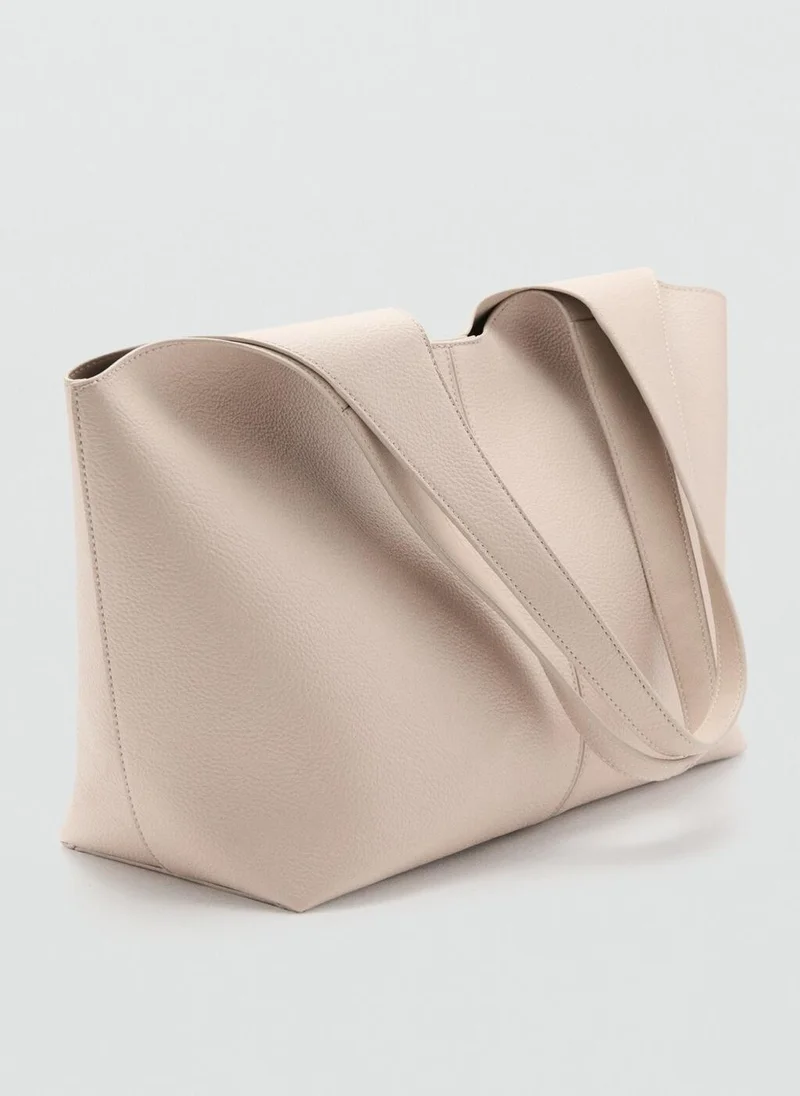 MANGO Large shopper bag